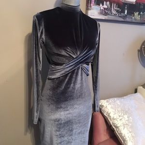 Velvet Topshop Mock Neck Dress